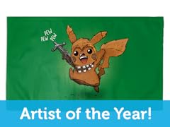 "Pikachewie" 3' x 2' Rug