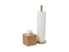 Mind Reader Tissue Box Cover and Toilet Paper Holder