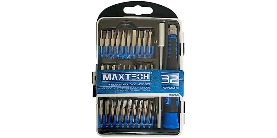 Maxtech 32-Piece Precision Bit Set