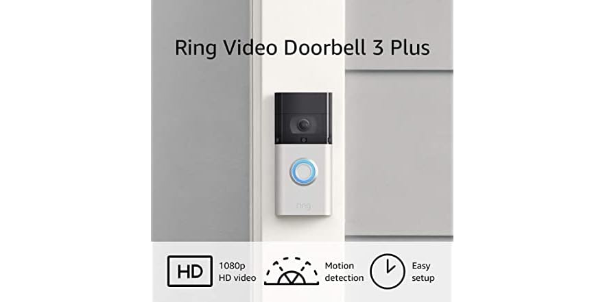 Ring Video Doorbell 3 Plus