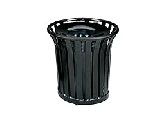 Rubbermaid 36 Gallon Trash Can, Black