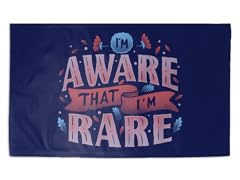 "I'm Aware That I'm Rare" 3' x 2' Rug