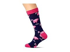Socksmith Flamingo Socks Navy Size 10-13