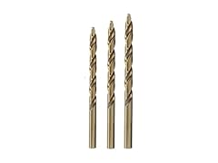 Drill America POUGSC3 3 Piece Cobalt Stepped Point Drill Bit Sample Kit