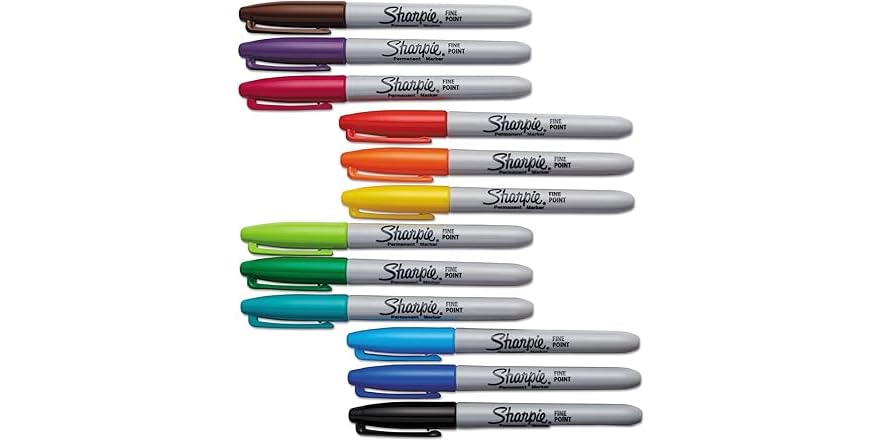 Sharpie 50 Sharpie Pen Sharpie Fine 12ct Marker Set