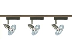 3-Light 4 ft Track Lighting Kit -Satin Chrom