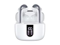 TAGRY Bluetooth Headphones White