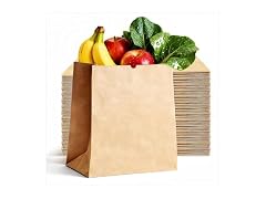 WAWINY 58Lbs Brown Paper Bags