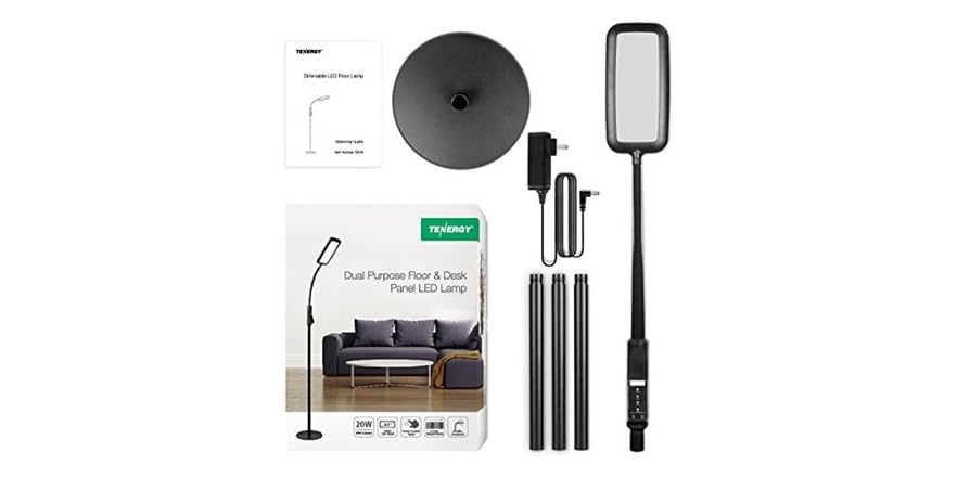 Tenergy LED Floor Lamp/Desk Lamp