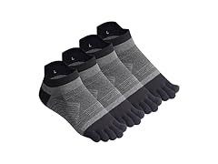 4 Pairs Unisex Toe Running Socks