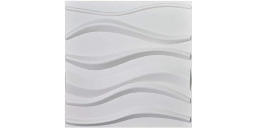 Art3d Decorative 3D Wavy Wall Panel Desi