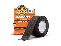 GORILLA Double Sided Mounting Tape - 1" x Black