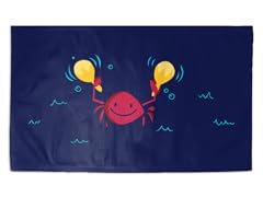 "Happy Crab" 3' x 2' Rug