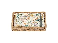 Karma, Woven Napkin Holder with Paper Napkin Se