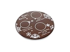 PICNIC TIME Dear Santa Cookie and Milk Plate