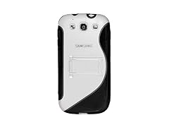 Amzer AMZ94165 Protective TPU Skin Case Cover with Kickstand for Samsung GALAXY S3