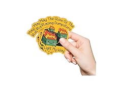 GNAART Funny Dumpster Fire Sticker