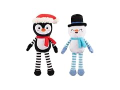 Fringe Studio Pet Toy, Ultimate CHILLERS Plush Dog Toy 2Pc