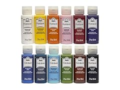 FolkArt FolkArt Outdoor Gloss Acrylic Craft Paint Set 