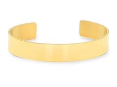 Ladies 18k Gold Plated Cuff Bangle