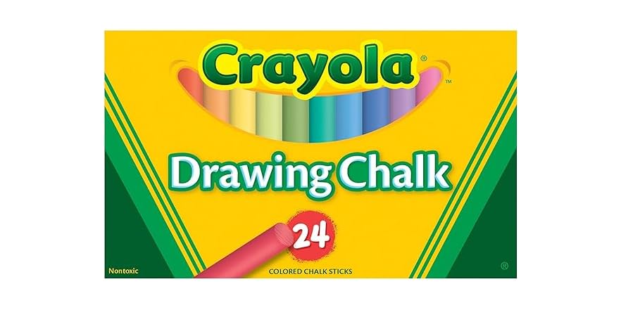 Crayola Drawing Chalk, 24ct