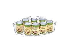 iDesign Lazy Susan 1/4 Wedge Organizer Bin