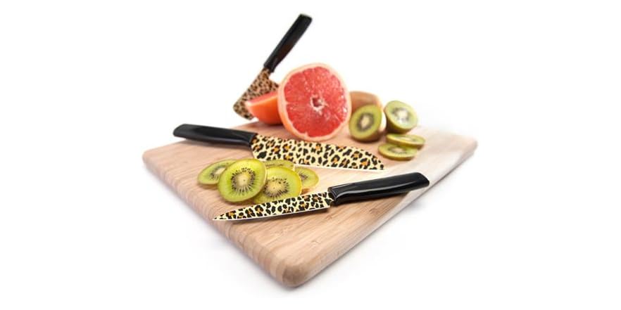 Leopard Knife Set