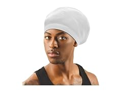 Dreadlock Stocking Cap 22135 White Expandable