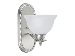 1-Light Bath Bracket, Brushed Nickel