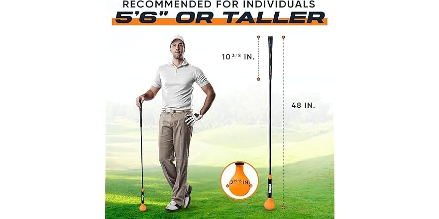 Yes4All 48 Inches Golf Swing Trainer