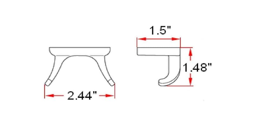 Trial Robe Design House Millbridge Metal Double Robe Hook