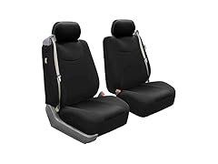Front Cloth Seat Covers Black