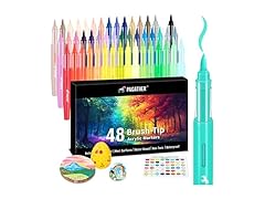 Pagather Acrylic Paint Markers Brush Tip