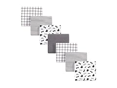 Little Treasure  Flannel Receiving Blankets,  7-Pack