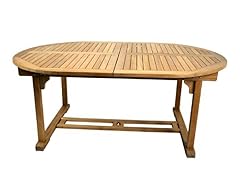 Solid Teak Oval Table