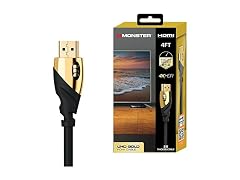 XTREME Monster 4ft UHD Gold HDMI Cable, 4K