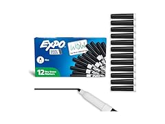 EXPO Dry Erase Markers, Low Odor, 12 Count
