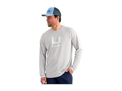 HUK Men's Standard Icon Crew Fishing Shirt