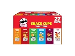 27CT Pringles Potato Crisps Chips, Lunch Snacks