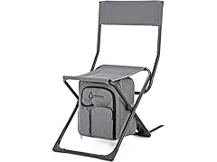 ARROWHEAD OUTDOOR Backrest Stool w/ Cooler Bag