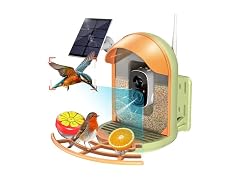 Solar Powered Bird Feeder with Camera