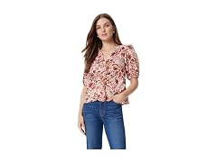 Sam Edelman Women Dakota Puff Short Sleeve Top