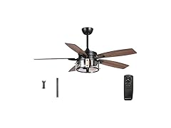 Parrot Uncle F6331110V 52" Black Ceiling Fan