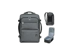 WANDF 18x14x8 Laptop Backpack, Grey