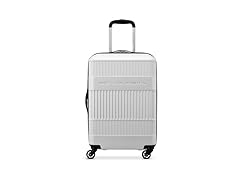 Ribbed Hardside White, Carry-On 20 Inch