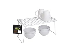 Smart Design Stacking Cabinet Shelf Rack