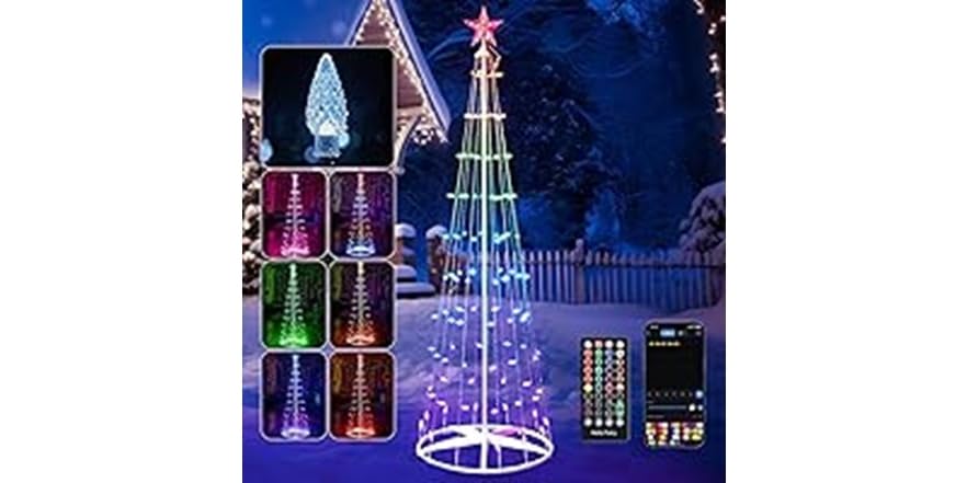 Brightown Smart C6 LED Christmas Cone Tree Light