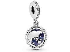 PANDORA 798021CZ Spinning Globe Charm (Open Box)