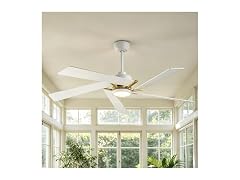 Parrot Uncle 60 Inch White Ceiling Fan