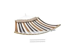 Sunnydaze Outdoor Hammock with Spreader Bar Calming Desert